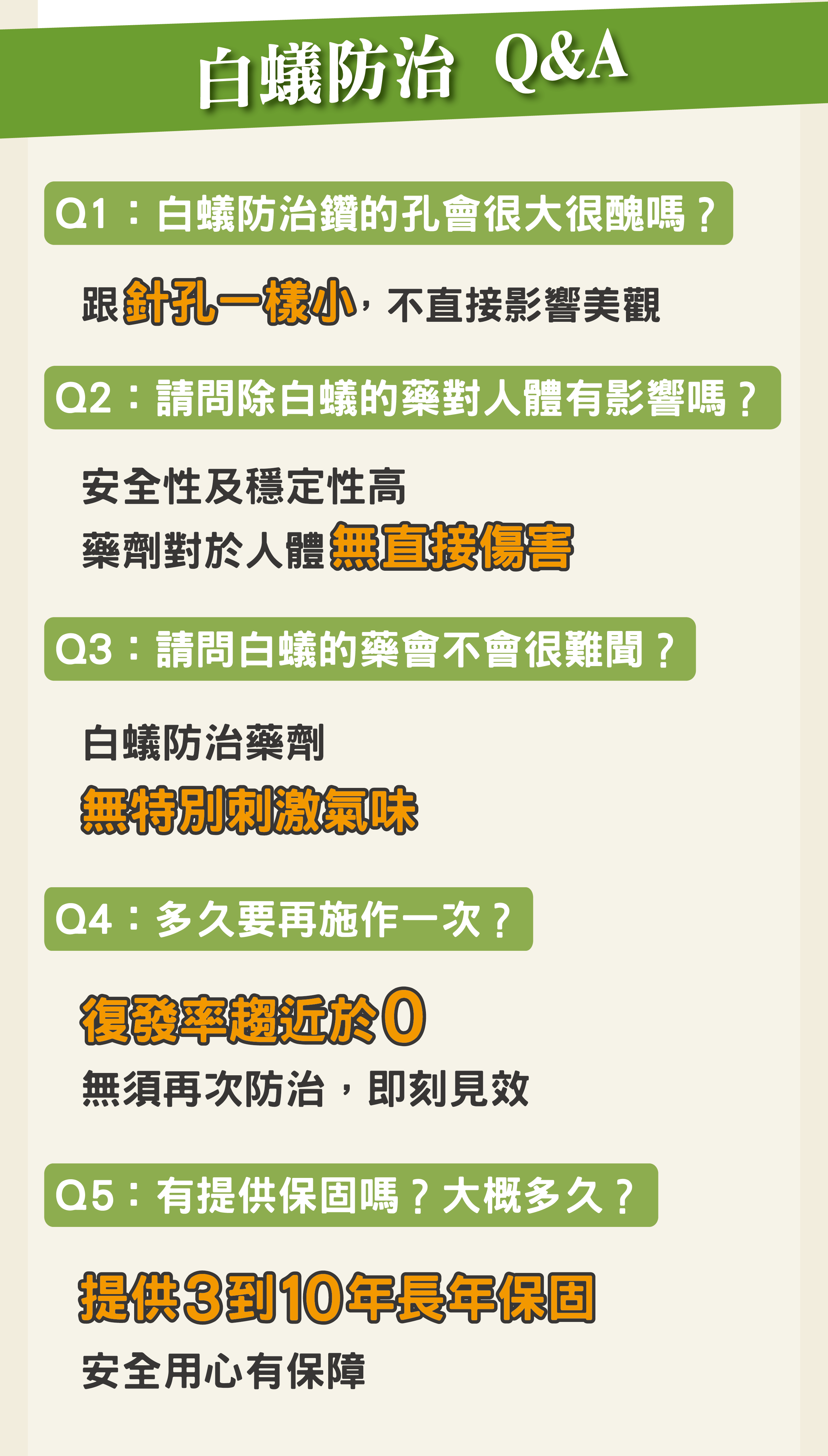 震陞蟲害防控白蟻防治Q&A