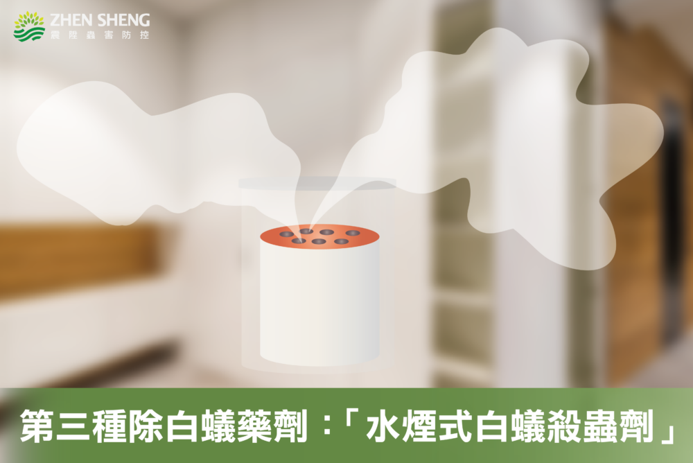 白蟻如何驅除消滅？震陞除蟲專家教你除白蟻藥劑怎麼選，除白蟻藥劑三：水煙白蟻殺蟲劑