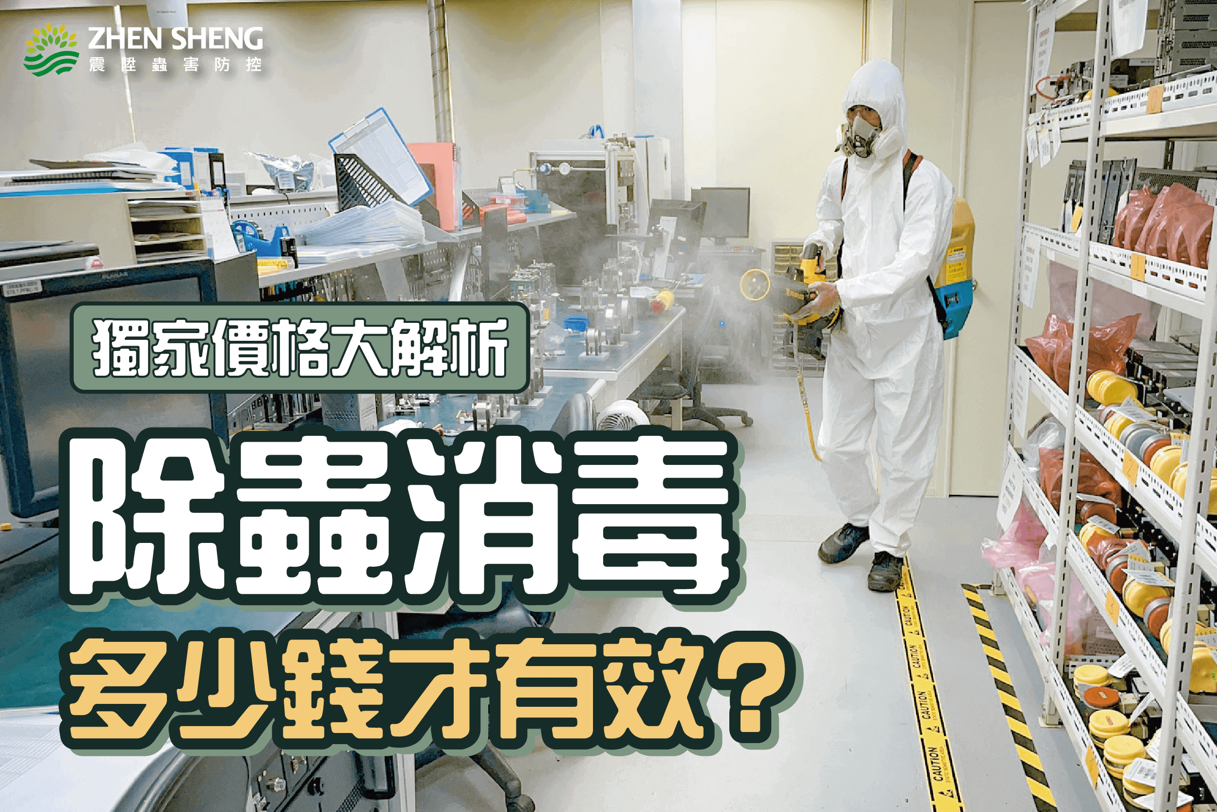 Read more about the article 除蟲消毒要多少錢才有效？震陞除蟲專家工廠除蟲消毒價格大解析